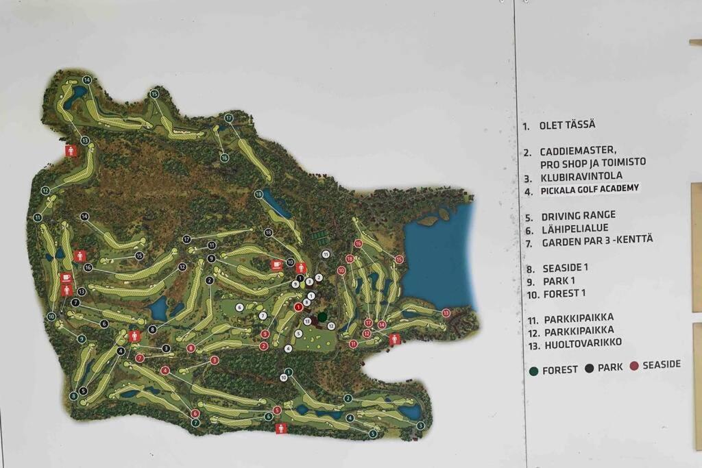 Golfapartment In Pickala Siuntio Eksteriør bilde